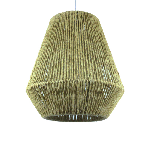 Colgante 1 luz de 40 x 40 cm Big Marga yute